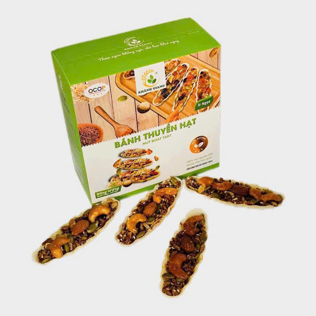 Bánh thuyền hạt HỘP 200G